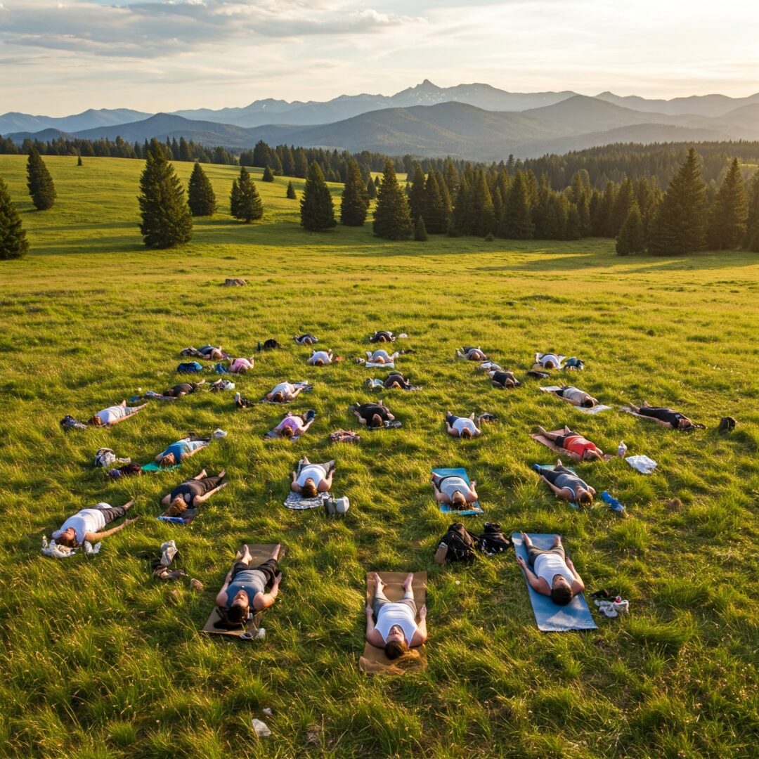 Mata na podhalańskiej łące. Rekreacja! Relax!